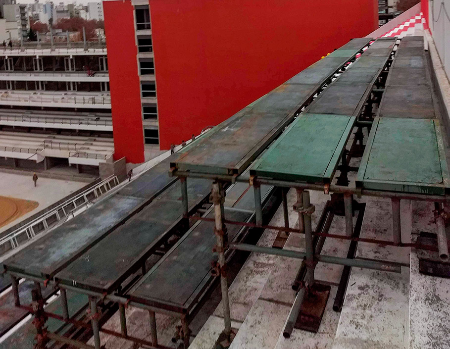 andamios para las industrias