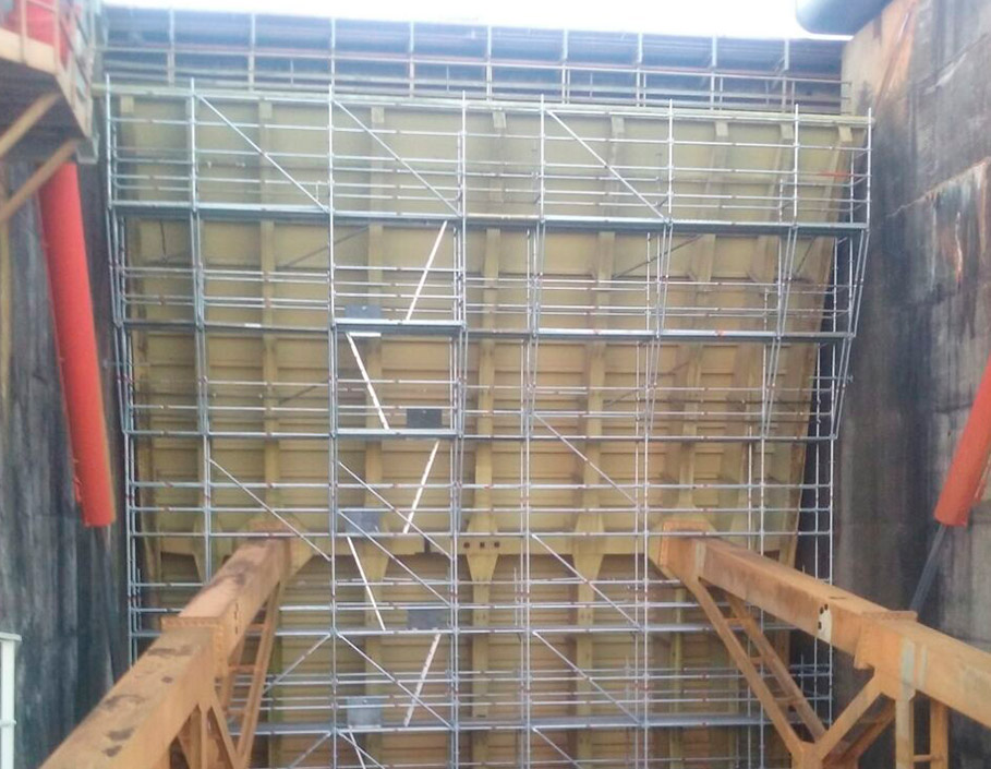 andamios para las industrias